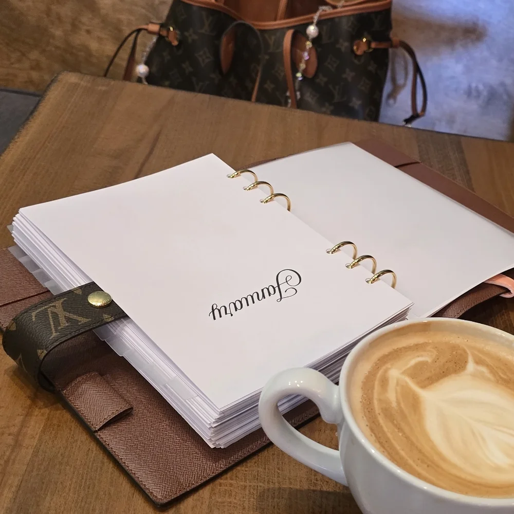 New Planner Inserts 12 Month -Made To Order
